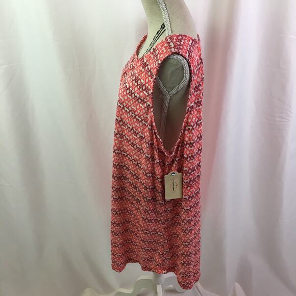 St. John's Bay Active Tank Top Coral Geo XL - Picture 8 of 13